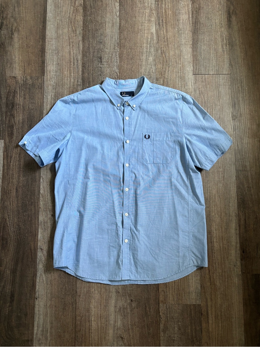 Fred Perry Short Sleeve Button Up Shirt